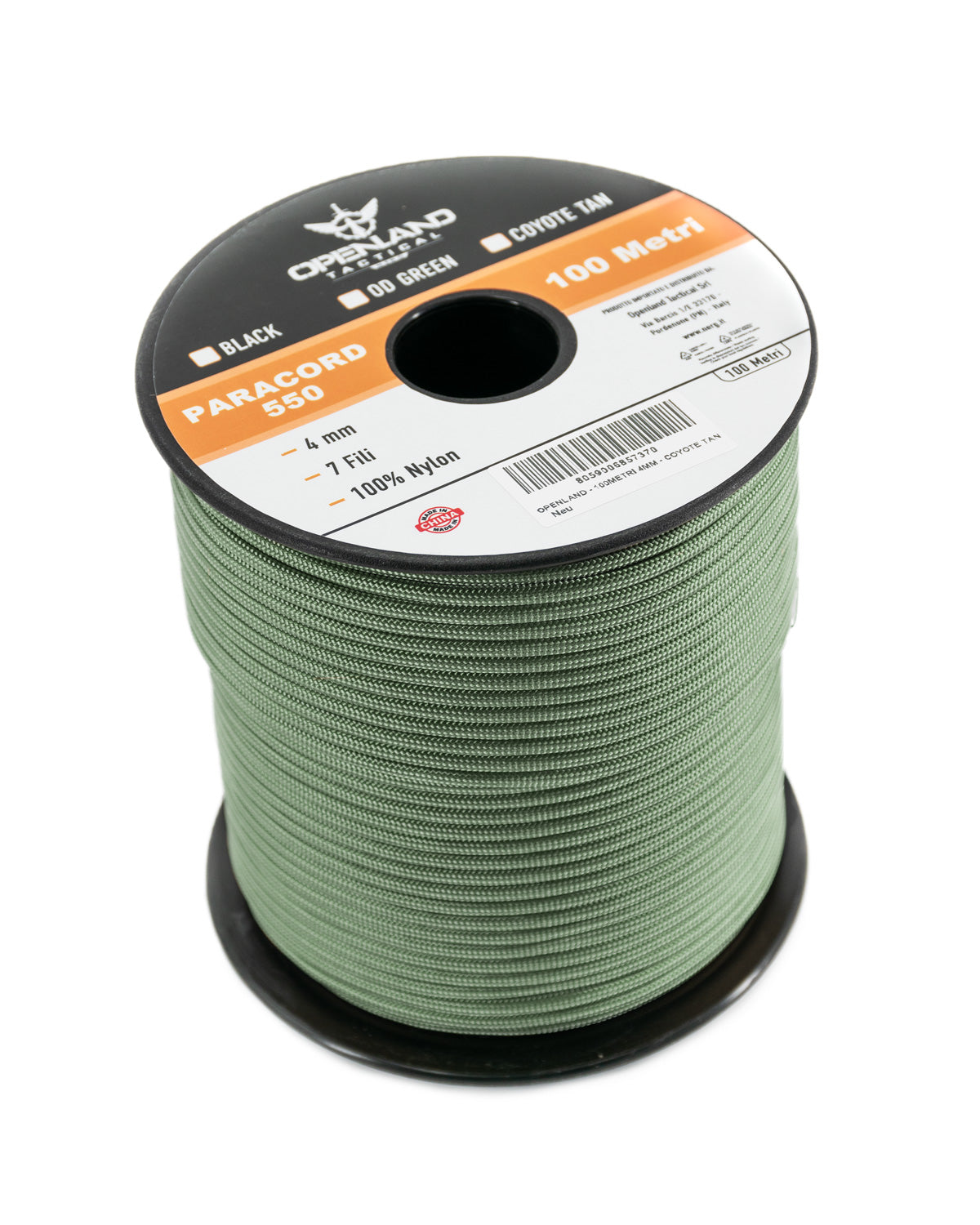 Paracord Openland 4 mm al metro - Militare Store