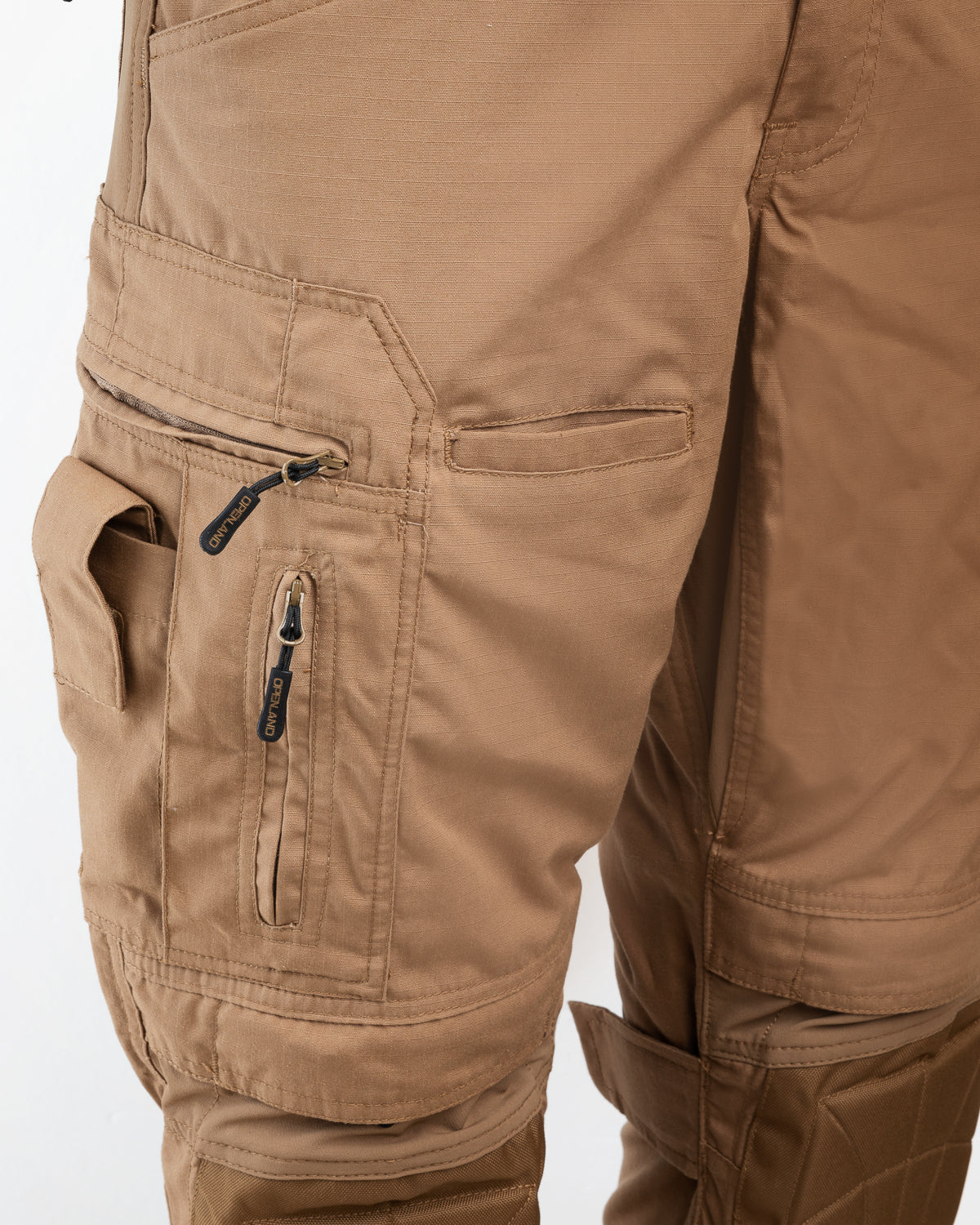 Pantaloni Openland combat con ginocchiere morbide integrate
