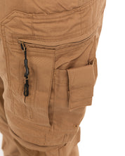 Pantaloni Openland combat con ginocchiere morbide integrate