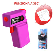 Spray al peperoncino Pepper gun antiaggressione 360 gradi