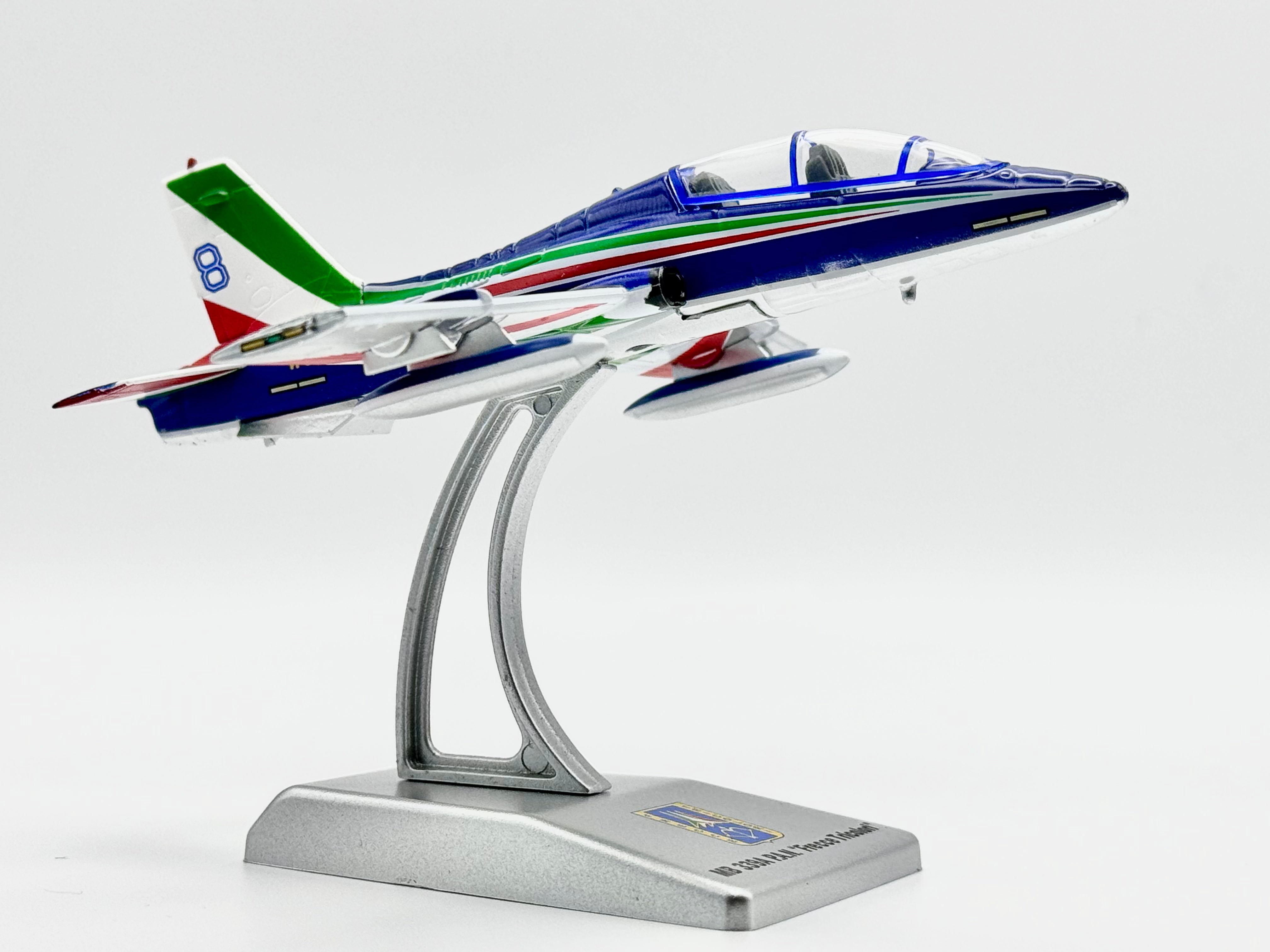 Modellino Frecce tricolori pony pan MB339A 1/100 livrea ufficiale 2025