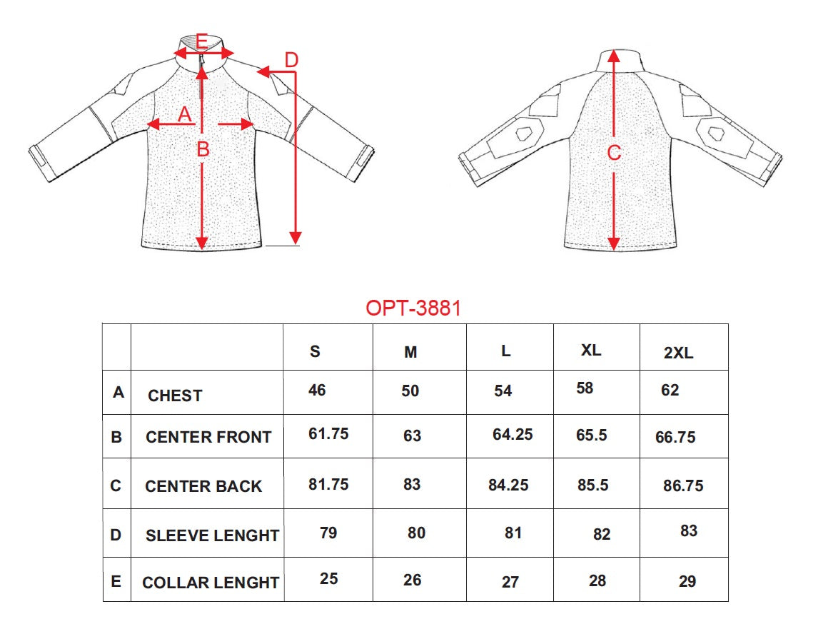 Combat shirt Openland in cotone