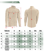Giacca tattica Openland termica traspirante sierra