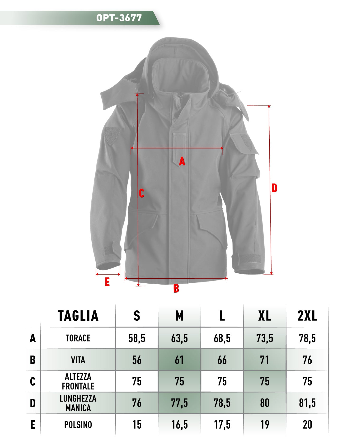 Parka softshell tattico Openland impermeabile