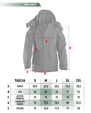 Parka softshell tattico Openland impermeabile